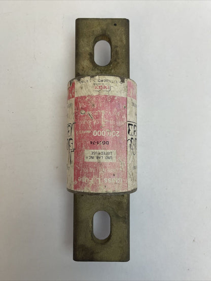 CEFCO CLL 800 CURRENT LIMITING SHORT CHECK FUSE 800AMP 600VAC CLASS L