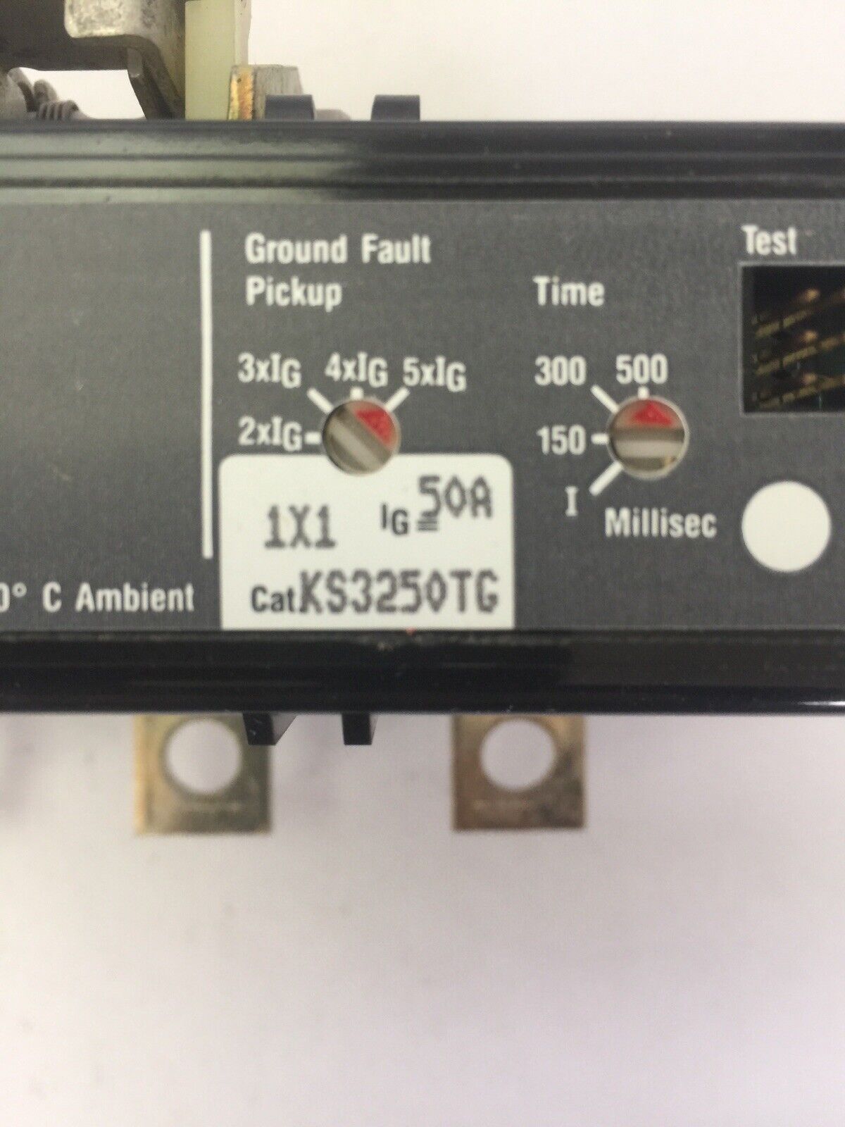 WESTINGHOUSE KS3250TG ELECTRONIC GROUND FAULT TRIP A1X3PK AUX SWITCH 6642C15G01