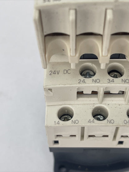 TELEMECANIQUE CAD50BD CONTACTOR 10A 600VAC COIL 24VDC LAD4TBDL 5-24V LADN22 LA1