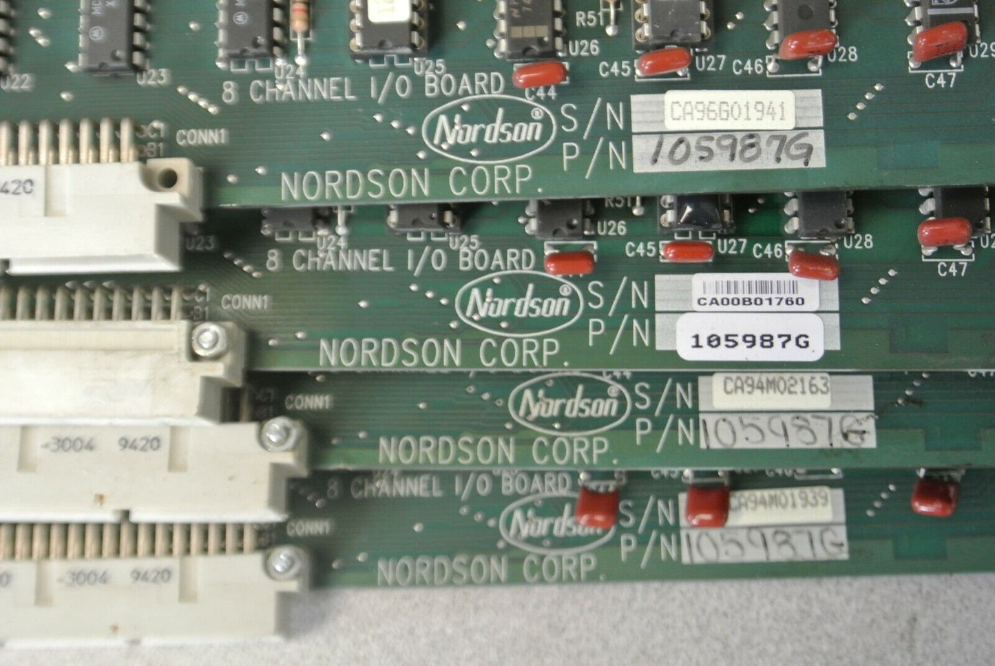 NORDSON 105987G / 8 CHANNEL I/O BOARD / CIRCUIT BOARD