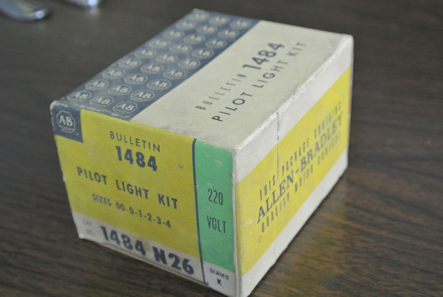 ALLEN-BRADLEY 1484 N26 PILOT LIGHT KIT - 220V - SIZES 00-0-1-2-3-4 - NEW SURPLUS