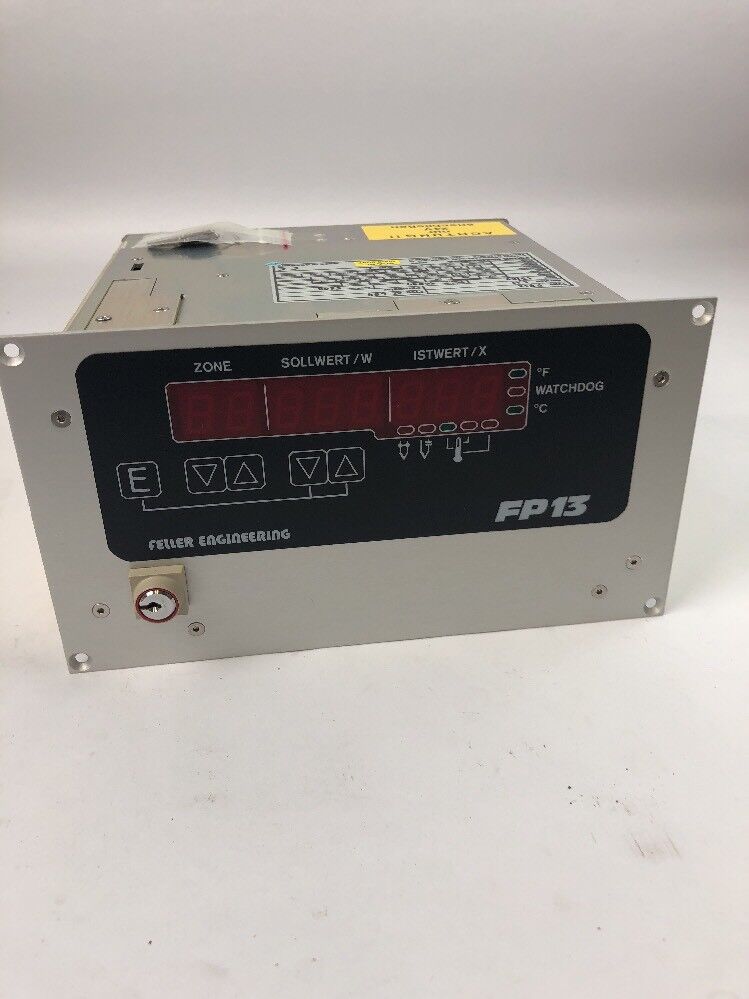 FELLER ENGINEERING TYPE FP13 VERSION 3.11 SERIAL NO. 10094 PROG AZ 654