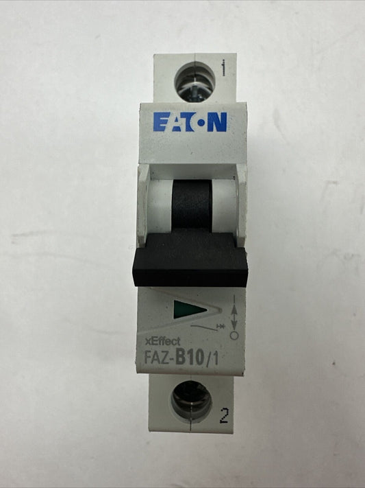 EATON FAZ-B10/1-SP CIRCUIT BREAKER 10A 230/400VAC 240/415VAC 1POLE