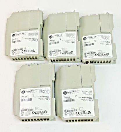 ALLEN-BRADLEY *LOT OF 5* - 1769-ECR SER. A F/W REV. N/A - COMPACT I/O RIGHT END
