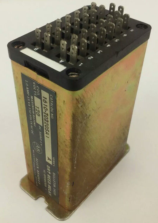 ALLEN BRADLEY 1610-T0220SA1 SER. A, DRY REED RELAY, 120VAC 50/60HZ, AC OPERATED