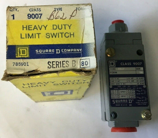 SQUARE D 9007  B62P LIMIT SWITCH SER. B