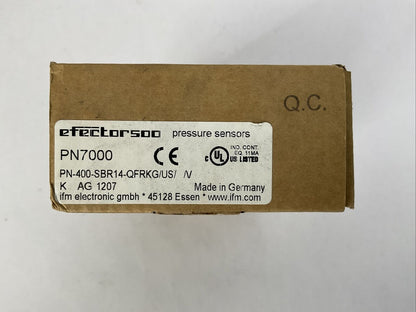 IFM PN-400-SBR14-QFRKG/US/  /V EFECTOR 500 PRESSURE SENSORS
