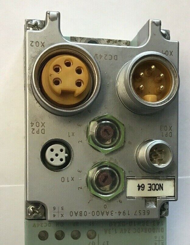 SIEMENS 6ES7 141-3BH10-0XA0 MODULE 6ES7 194-3AA00-0BA0 TERMINAL BLOCK 24VDC