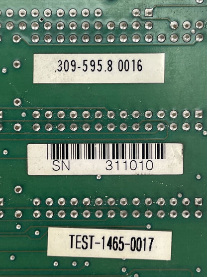 UNICO 309-595.8 0016 PROCESSOR MEMORY CIRCUIT BOARD 400-079 REV. 5