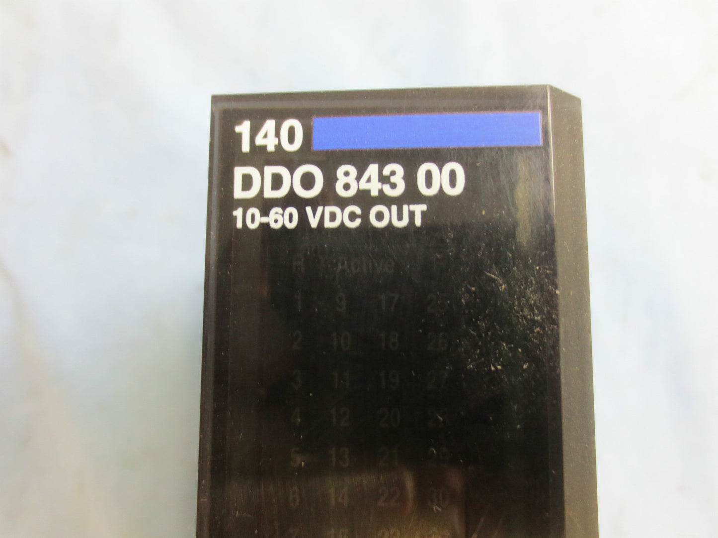 MODICON SCHNEIDER AUTOMATION 140 DDO 843 00 10-60 VDC OUTPUT MODULE