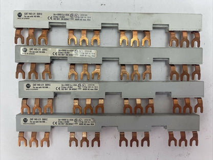 ALLEN BRADLEY 140-L11 COMMON TERMINAL LINK 65A 600VAC SER C (LOT OF 4)