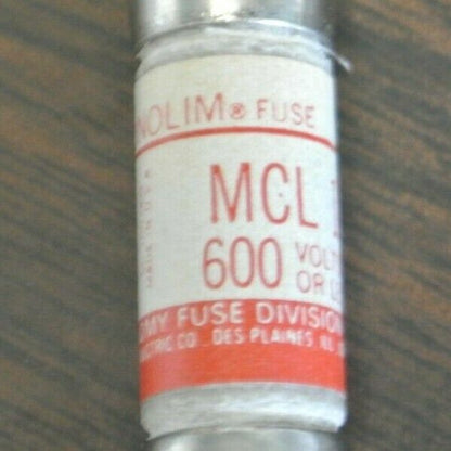 BOX of 10 / ECONOMY / FPE MCL-12 ECONOLIM FUSE / 12A / 600V / NEW SURPLUS