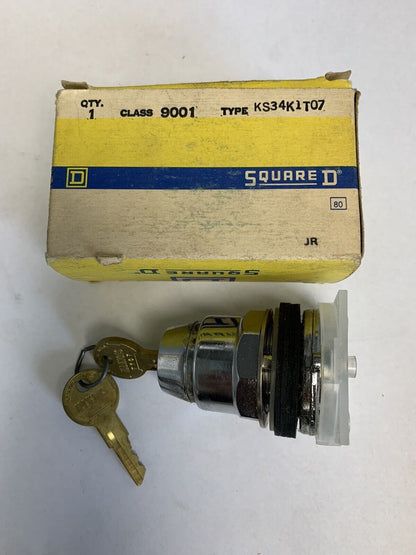 Square D 9001 KS34K1T107 Keyed Switch