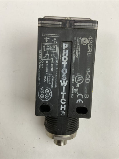 ALLEN BRADLEY 42GRU-9200-QD SER B PHOTOSWITCH