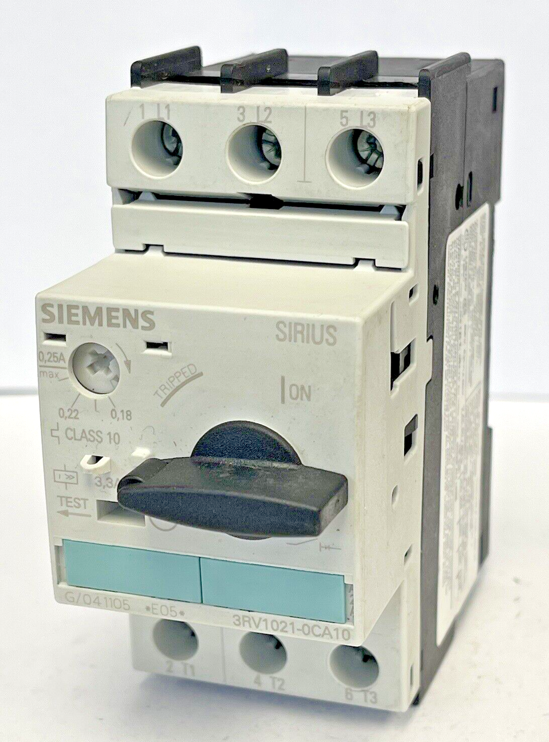 SIEMENS - 3RV1021-0CA10 - CIRCUIT BREAKER / MOTOR PROTECTOR