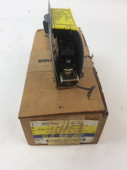 SQUARE D 9999 R-6 SINGLE POLE ELECTRICAL INTERLOCK FOR DISCONNECT SWITCH