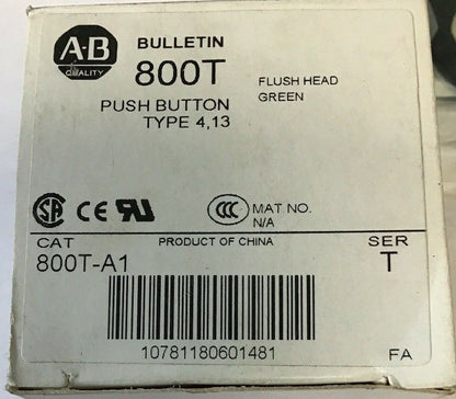 ALLEN BRADLEY 800T-A1 SER.T PUSH BUTTON