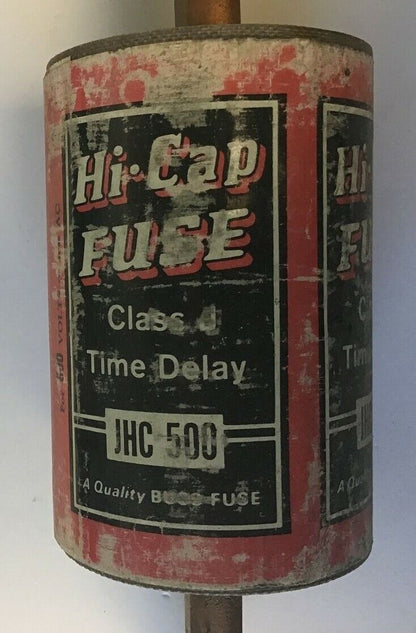 BUSS JHC 500 HI-CAP FUSE CLASS J 500A TIME DELAY 600VAC