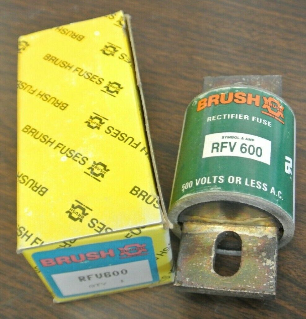 ECONOMY / BRUSH RFV600 RECTIFIER /SEMICONDUCTOR FUSE / 600A / 500V / NEW SURPLUS