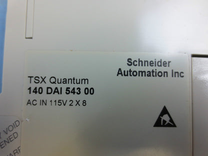 SCHNEIDER MODICON 140 DAI 543 00 - TSX QUANTUM 115VAC INPUT MODULE