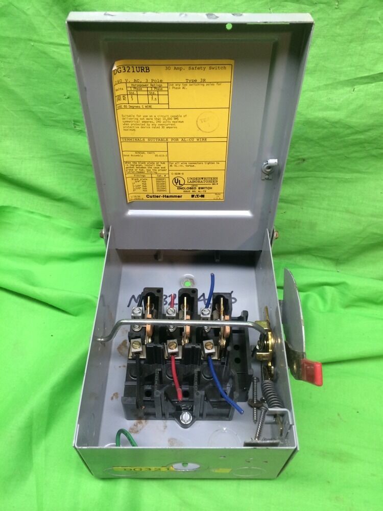 Cutler-Hammer DG321URB Safety switch