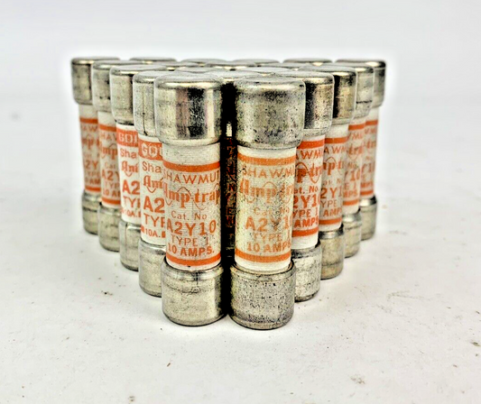 Gould Shawmut Amp-trap A2Y10 10A 250V Fuse "Lot of 20"