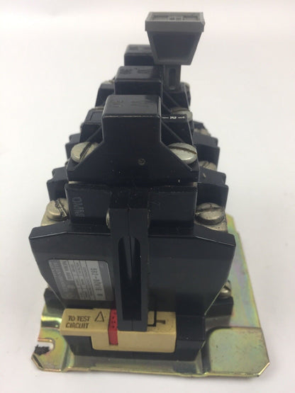 ALLEN BRADLEY 592-B0V16 MANUAL RESET OVERLOAD RELAY 120-600VAC W/ W30 HEATERS