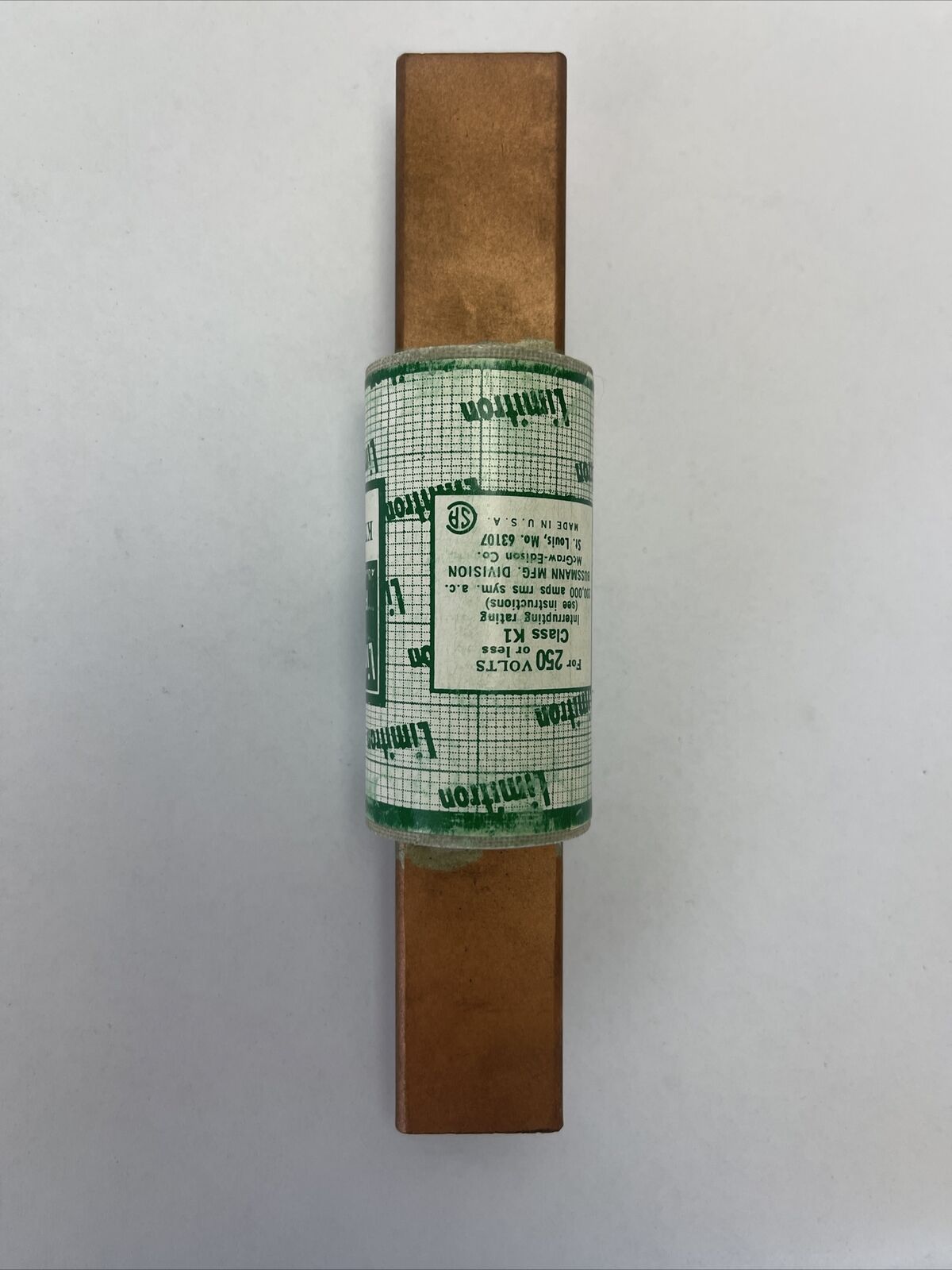 BUSSMANN KTN110 LIMITRON CLASS K1 FUSE 110AMP 250V