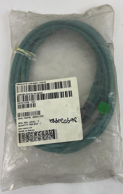 COGNEX CCB-84901-1003-05 / 185-0253R - ETHERNET CABLE REV. LEVEL F