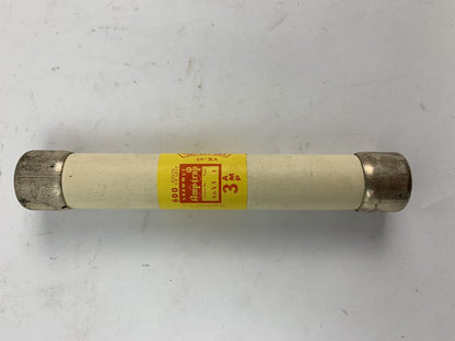 Gould Shawmut Amp-trap A6Y3 Type 1 3A 600V Fuse "Lot of 10"