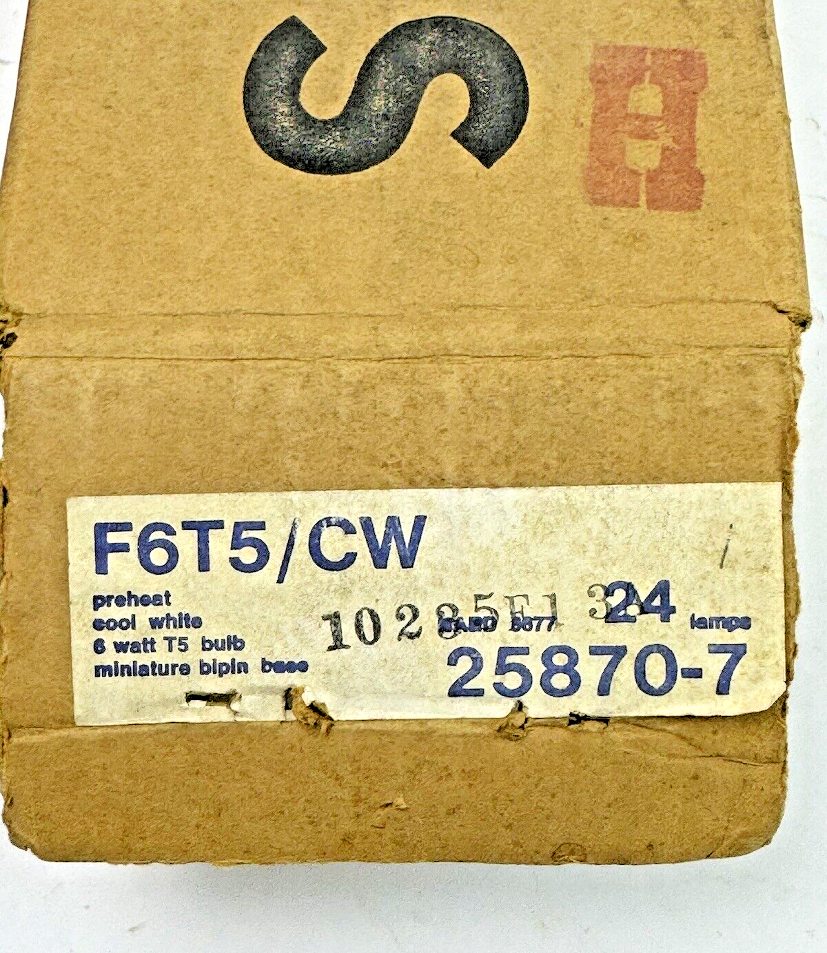 WESTINGHOUSE **BOX OF 23** - F6T5/CW - 6 WATT, T5 BULBS