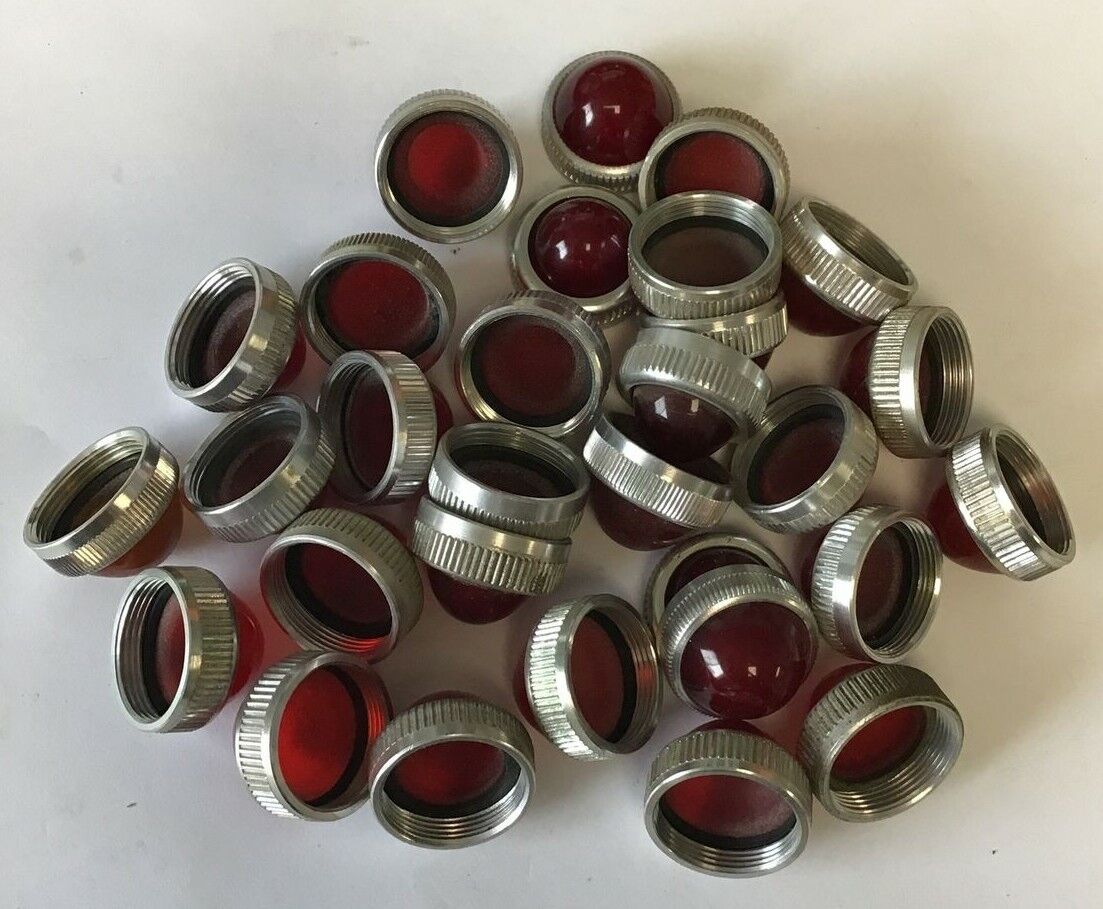 SQUARE D 9001 R6 RED LENSE COVER/CAP ***LOTOF35***