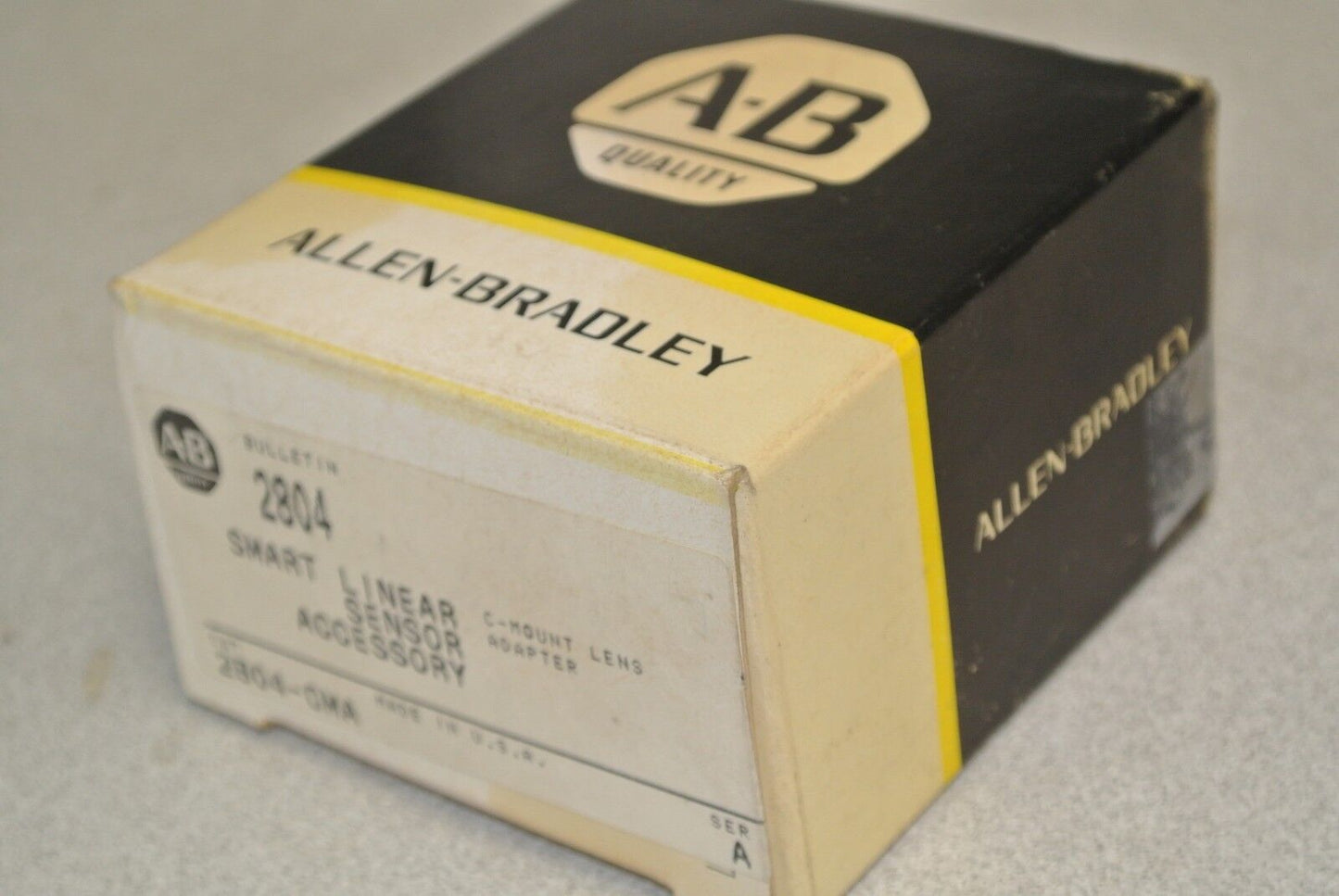 ALLEN-BRADLEY 2804-CMA, Ser. A C-MOUNT LENS ADAPTER for SMART LINEAR SENSOR