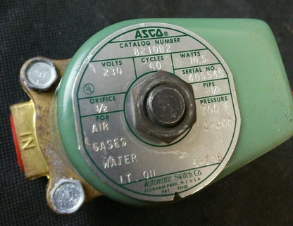 ASCO Catalog 8210B2 ASCO SOLENOID COMPLETE VALVE 821082