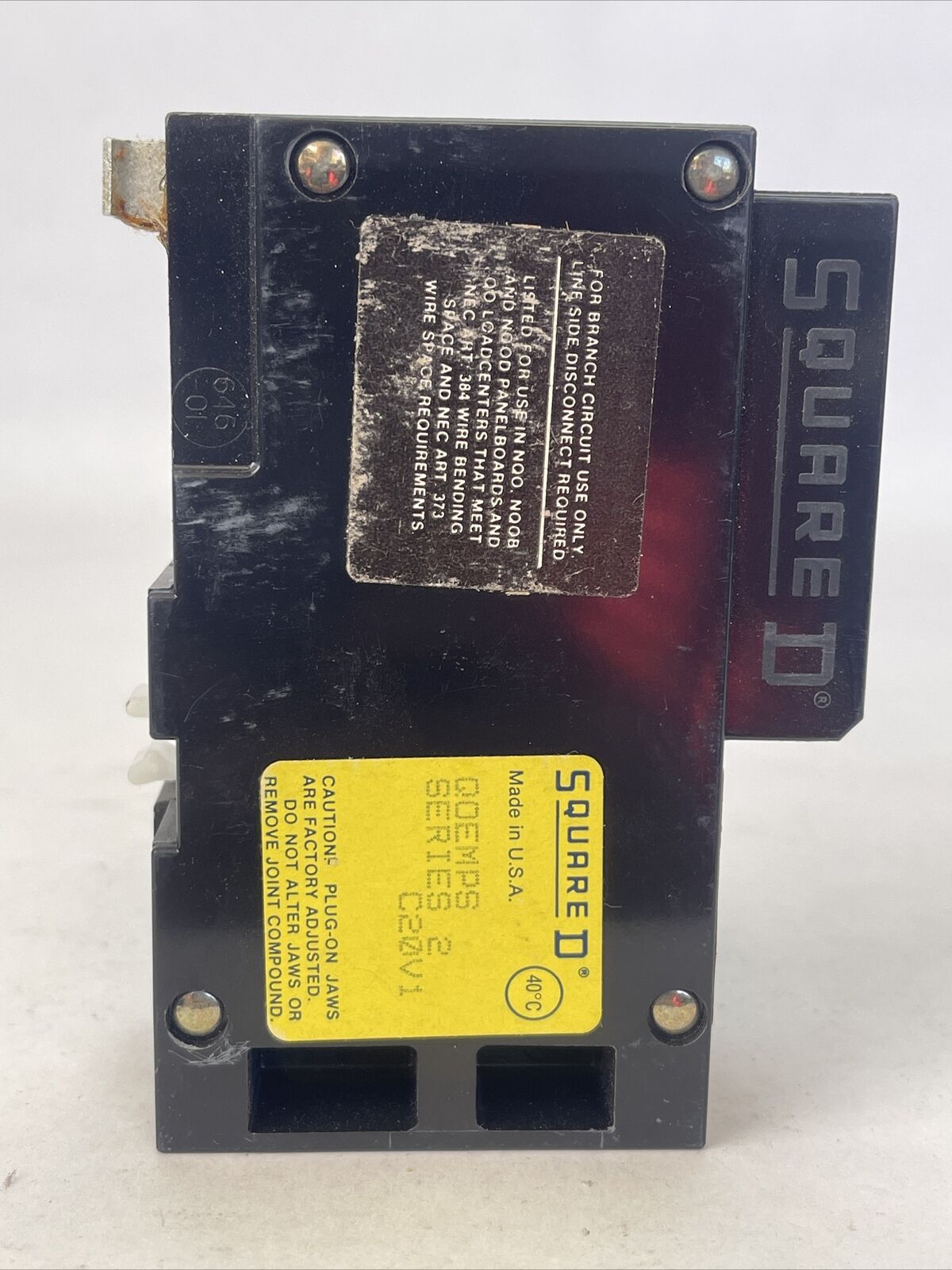 SQUARE D QOEMPS INPUT 208-240VAC OUTPUT 24VDC POWER SUPPLY FOR QO CIRCUIT BREAKE