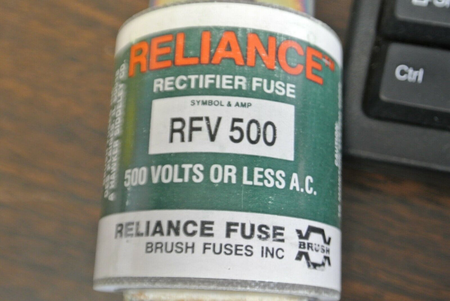 RELIANCE RFV500 RECTIFIER / SEMICONDUCTOR FUSE / 500A / 500V / NEW SURPLUS