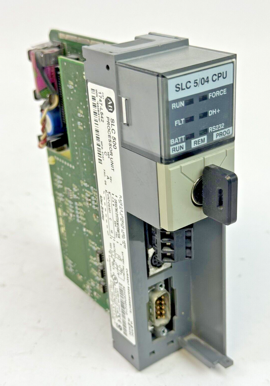 ALLEN-BRADLEY - 1747-L542 SER. C REV. A FRN: 10 -SLC 500 CPU PROCESS. *NO DOOR
