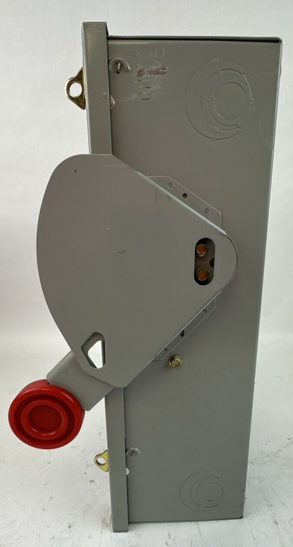 CUTLER HAMMER DH322FGK FUSIBLE SAFETY SWITCH 240VAC 3PH 15HP 250VDC 10HP 3P 60A