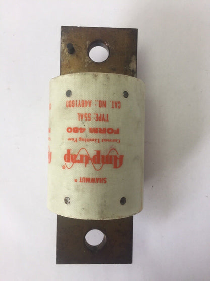 SHAWMUT A4BY1600 AMP-TRAP CURRENT LIMITING FUSE FORM 480 TYPE 55AL 600VAC K-DON