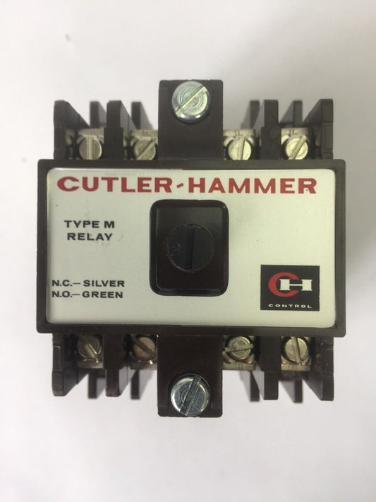 CUTLER HAMMER D26MR62A TYPE M RELAY 600V COIL 120V 60HZ 6NO 2NC