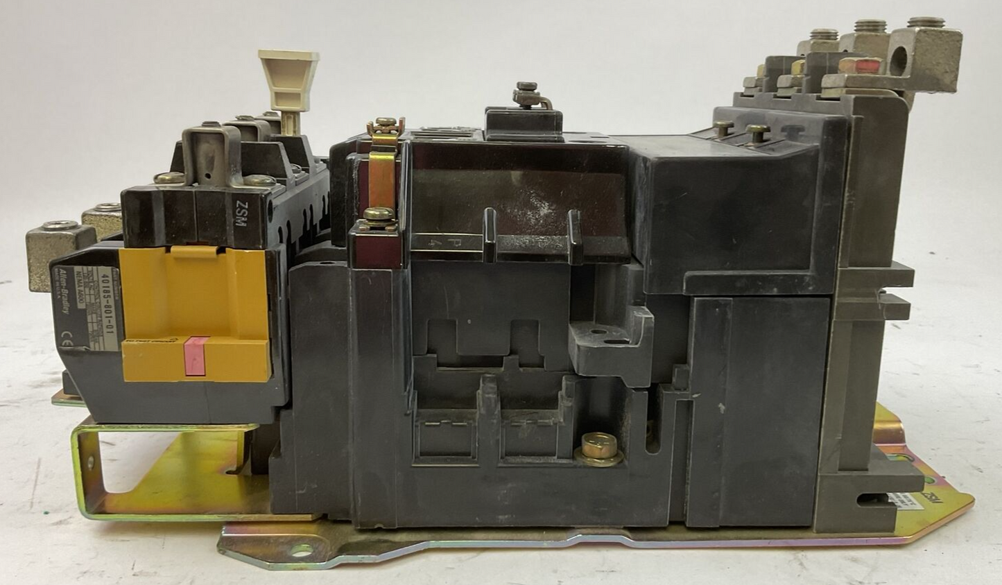 ALLEN BRADLEY 509-DOD SIZE 3 STARTER 600VAC 90A 50HP COIL 115-120V W/W69 HEATERS