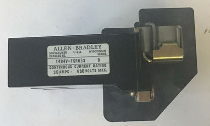 ALLEN BRADLEY 1494V-FSR633 FUSE BLOCK KIT SER.B 30A 600V