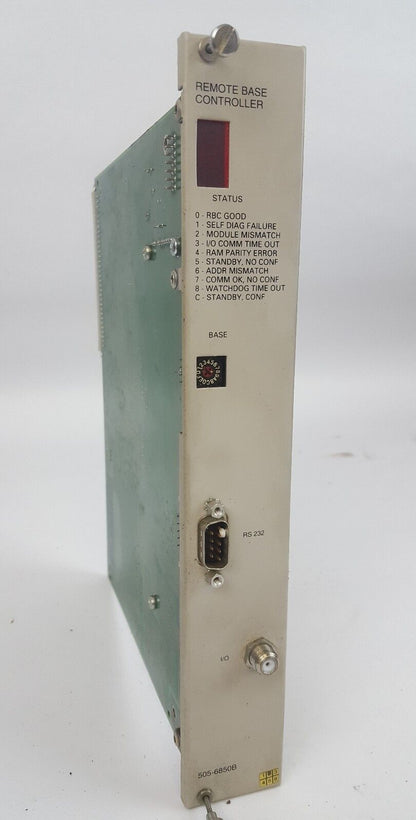 SIEMENS 505-6850B DUAL MEDIA COAX MODULE 5056850B