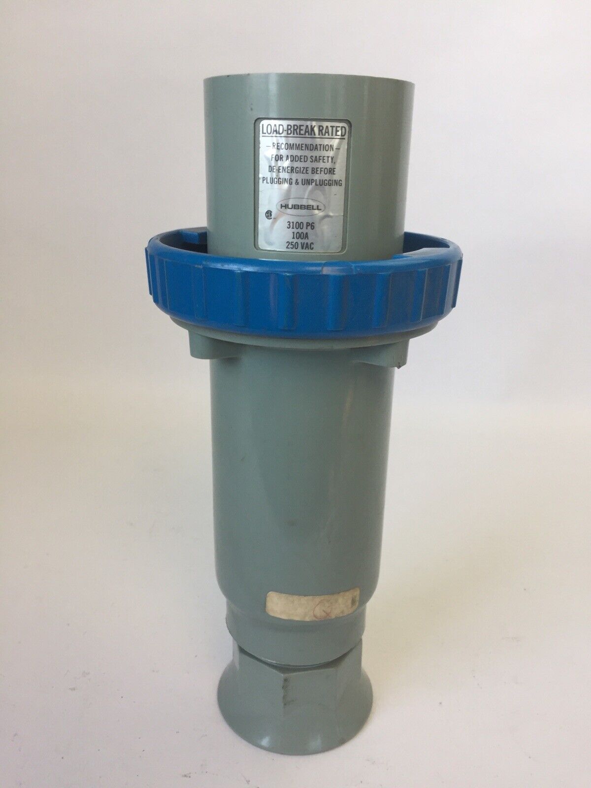 HUBBELL 3100P6 PIN & SLEEVE WATERTIGHT PLUG 100A 250VAC