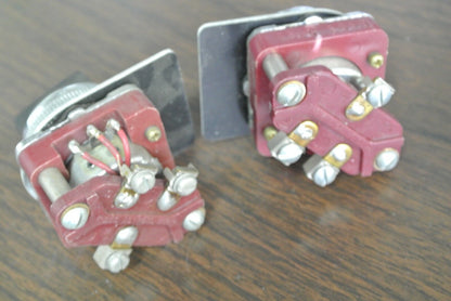 REES PUSHBUTTONS & SELECTOR SWITCHES - LOT of 4