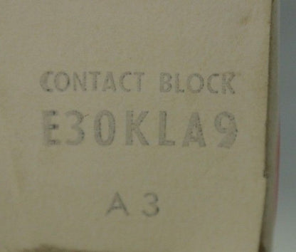 CUTLER-HAMMER E30KLA9 CONTACT BLOCK - NEW SURPLUS