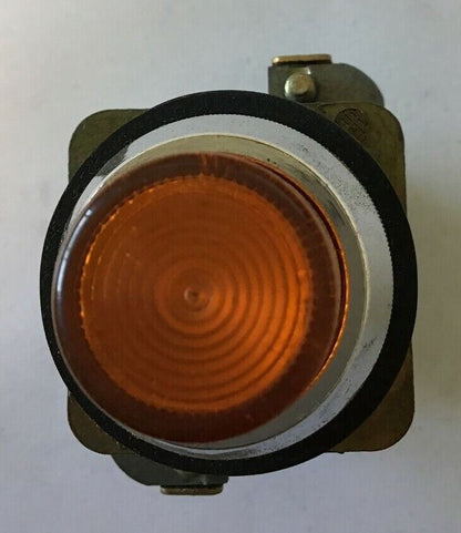 TELEMECANIQUE ZB2.MW 102 PUSH BUTTON PILOT LIGHT ORANGE 600VAC