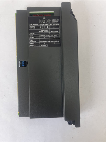 ALLEN BRADLEY 1771-ASB REMOTE I/O ADAPTER MODULE SERIES E REV G02 5VDC F/W REV J