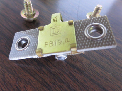 SQUARE D FB19.4 OVERLOAD RELAY THERMAL UNIT / HEATER - NEW SURPLUS - FB19-4