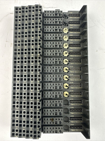 SIEMENS 6ES7 193-4CA30-0AA0 TERMINAL MODULE TM-E15C24-A1 (LOT OF 15)